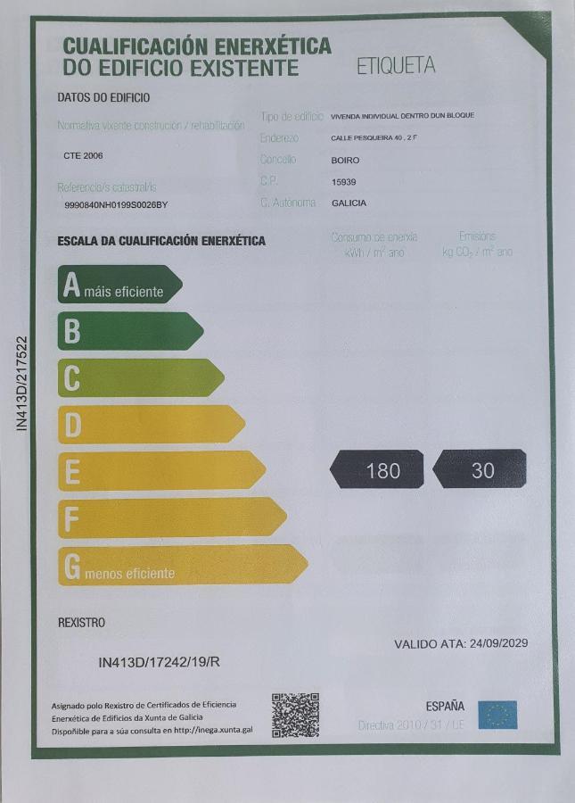 Acogedor Apartamento En Boiro Kültér fotó